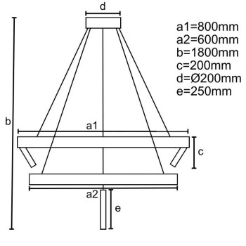 LED svítidlo + dálkový ovladač 140W - J7304/B