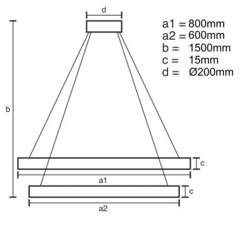 LED svítidlo + dálkový ovladač 90W - J7302/B