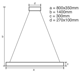 LED svítidlo + dálkový ovladač 90W - J6307/C