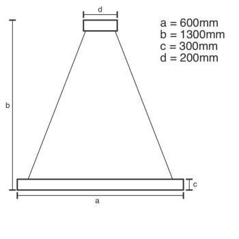 LED svítidlo + dálkový ovladač 130W - J6304/C