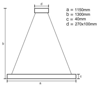 LED svítidlo + dálkový ovladač 65W - J5304/C