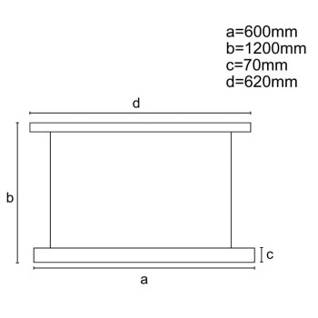 LED svítidlo + dálkový ovladač 45W - J4365/B