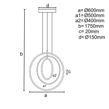 LED svítidlo + dálkový ovladač 35W - J4358/G