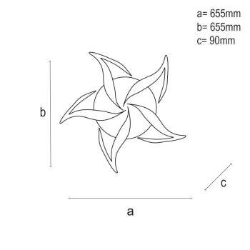 LED svítidlo + dálkový ovladač 55W - J3318/W