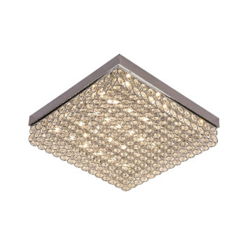 LED stropní luxusní svítidlo s dálkovým ovladačem 55W - J2305/CH