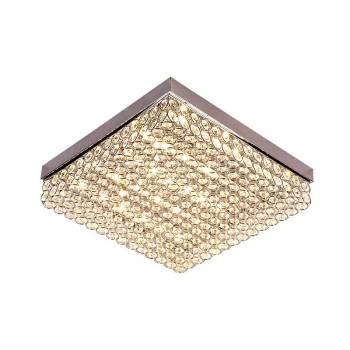 LED stropní luxusní svítidlo s dálkovým ovladačem 55W - J2305/CH