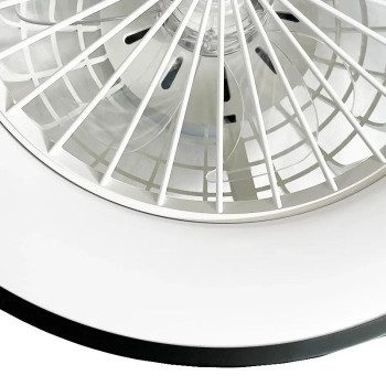 LED svítidlo OPAL + stropní ventilátor + dálkový ovladač 48W - LCL6345