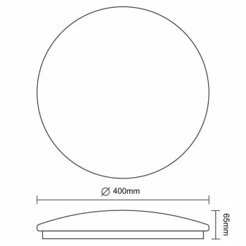 LED svítidlo OPAL + dálkový ovladač 36W - LCL554B