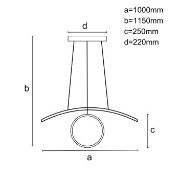 LED svítidlo + dálkový ovladač 55W - J4305/B