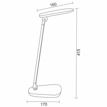 LED lampa AMY 5W stmívatelná - DL1207/W - NEDES