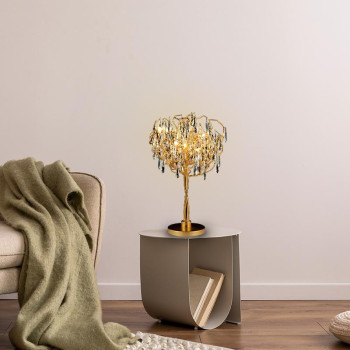 Luxusní křišťálová stolní lampa 5 x G9 - CA061/T - NEDES