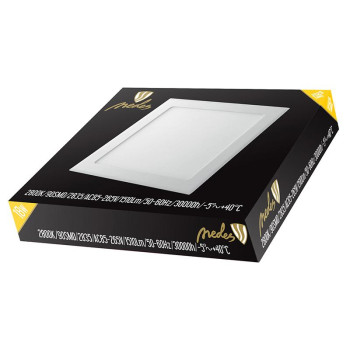 LED panel 18W / PS / SMD / 2800K / WH - LPL214 - NEDES