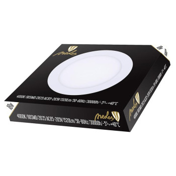 LED panel 18W / PR / SMD / 4000K / WH - LPL124 - NEDES