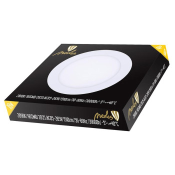 LED panel 18W / PR / SMD / 2800K / WH - LPL114 - NEDES