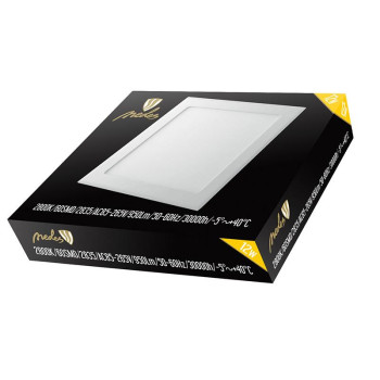 LED panel 12W / PS / SMD / 2800K / WH - LPL213 - NEDES