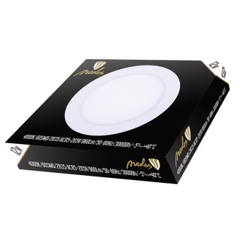 LED panel 12W / PR / SMD / 4000K / WH - LPL123 - NEDES