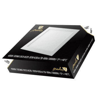 LED panel 6W / PS / SMD / 4000K / WH - LPL221 - NEDES