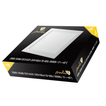 LED panel 6W / PS / SMD / 2800K / WH - LPL211 - NEDES