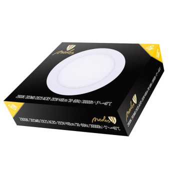 LED panel 6W / PR / SMD / 2800K / WH - LPL111 - NEDES