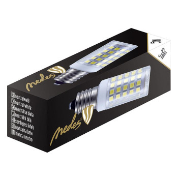 LED žárovka 5W - E14 / SMD / 4000K - ZLS022C - NEDES