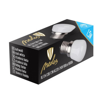 LED žárovka 1,5W - MINI / E14 / COB / 6000K - ZLS001 - NEDES