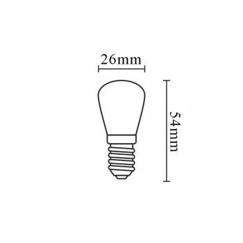 LED žárovka 1,5W - MINI / E14 / COB / 6000K - ZLS001 - NEDES