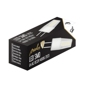 LED žárovka 2W - G4 / SMD / 4000K - ZLS420 - NEDES