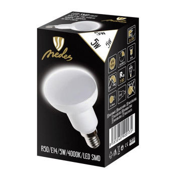 LED žárovka 5W - R50 / E14 / SMD / 4000K - ZLS223 - NEDES