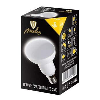 LED žárovka 5W - R50 / E14 / SMD / 3000K - ZLS213 - NEDES