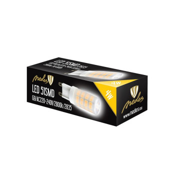 LED žárovka 4W - G9 / SMD / 2800K - ZLS614C - NEDES