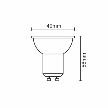 LED žárovka 8W - GU10 / SMD / 6500K - ZLS108 - NEDES