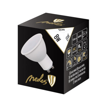 LED žárovka 8W - GU10 / SMD / 4000K - ZLS128 - NEDES