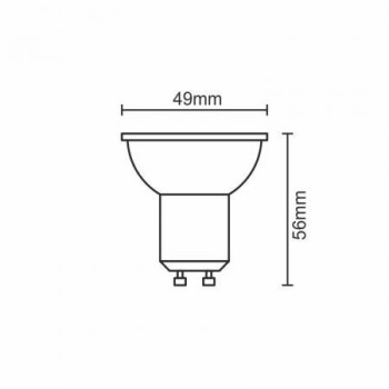 LED žárovka 6W - GU10 / SMD / 4000K - ZLS126B - NEDES