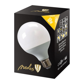 LED žárovka 18W - G95 / E27 / SMD / 3000K - ZLS912 - NEDES