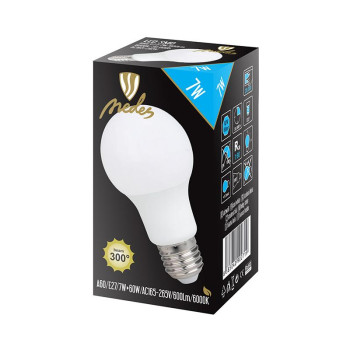 LED žárovka 7W - A60 / E27 / SMD / 6500K - ZLS561 - NEDES
