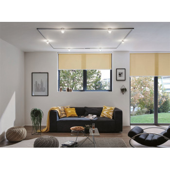 URail LED lištový spot Topa Dot spot 4000K stmívatelné 230V chrom/čirá/satén - PAULMANN