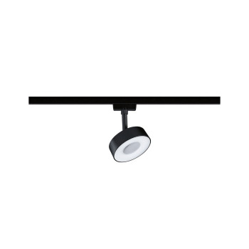 URail LED lištový spot 3-krokové-stmívatelné Circle 5W 3000K stmívatelné 230V černá mat - PAULMANN