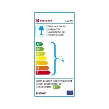 URail LED zásvěsné svítidlo Arido II 5W GU10 matný chrom + sklo - PAULMANN