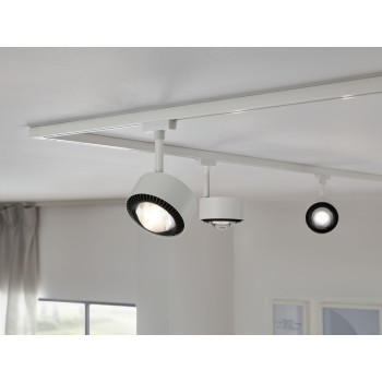 URail LED spot Aldan II 1x8W bílá černá 2.700K stmívatelné - PAULMANN