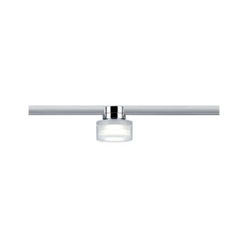 URail LED lištový spot Topa Dot spot 4000K stmívatelné 230V chrom/čirá/satén - PAULMANN