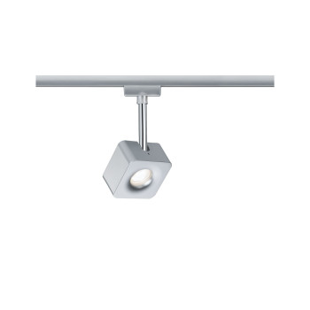 URail LED spot Cube 8W matný chrom stmívatelné - PAULMANN