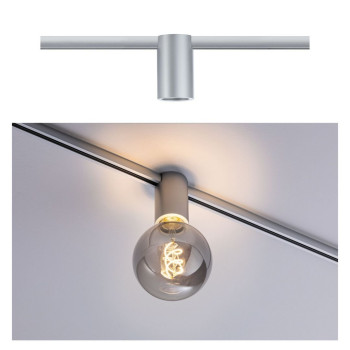 URail spot Ceiling Socket matný chrom E27 stmívatelné bez zdroje světla - PAULMANN