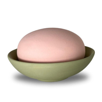 LENYK vonný kámen vlastní varianta bezpečné aromalampy matná miska Vyberte barvu kamene: růžový, Vyberte barvu misky: o