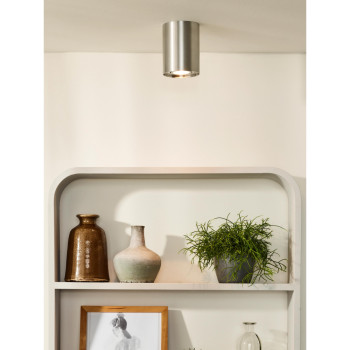 Lucide TUBE - stropní svítidlo - Ø 9,6 cm - GU10 - Chrom, LUCIDE, TRENDY svítidla