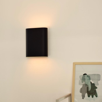 Lucide OVALIS - nástěnné svítidlo 2xE14 - Černá, LUCIDE, TRENDY svítidla