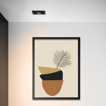 Lucide 09926/01/30 CHIMNEY svítidlo zápustné GU10 50W černá, LUCIDE, TRENDY svítidla