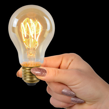 Lucide 49042/04/62 LED žárovka přepínací se SENSOREM A60 E27/4W - Amber, LUCIDE, TRENDY svítidla