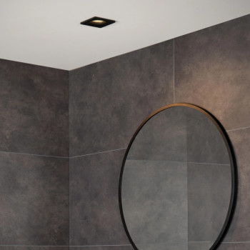 Lucide 09924/01/30 ZIVA svítidlo zápustné GU10/5W 3000K černá, LUCIDE, TRENDY svítidla