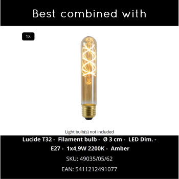 Lucide 14899/01/30 FEDOR nástěnné svítidlo E27/40W H23cm černá, LUCIDE, TRENDY svítidla