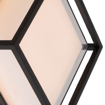 Lucide SINGA LED - nástěnné svítidlo venkovní - LED - 1x9,6W 2700K - IP54 - Černá 15801/10/30, LUCIDE, TRENDY svítidla